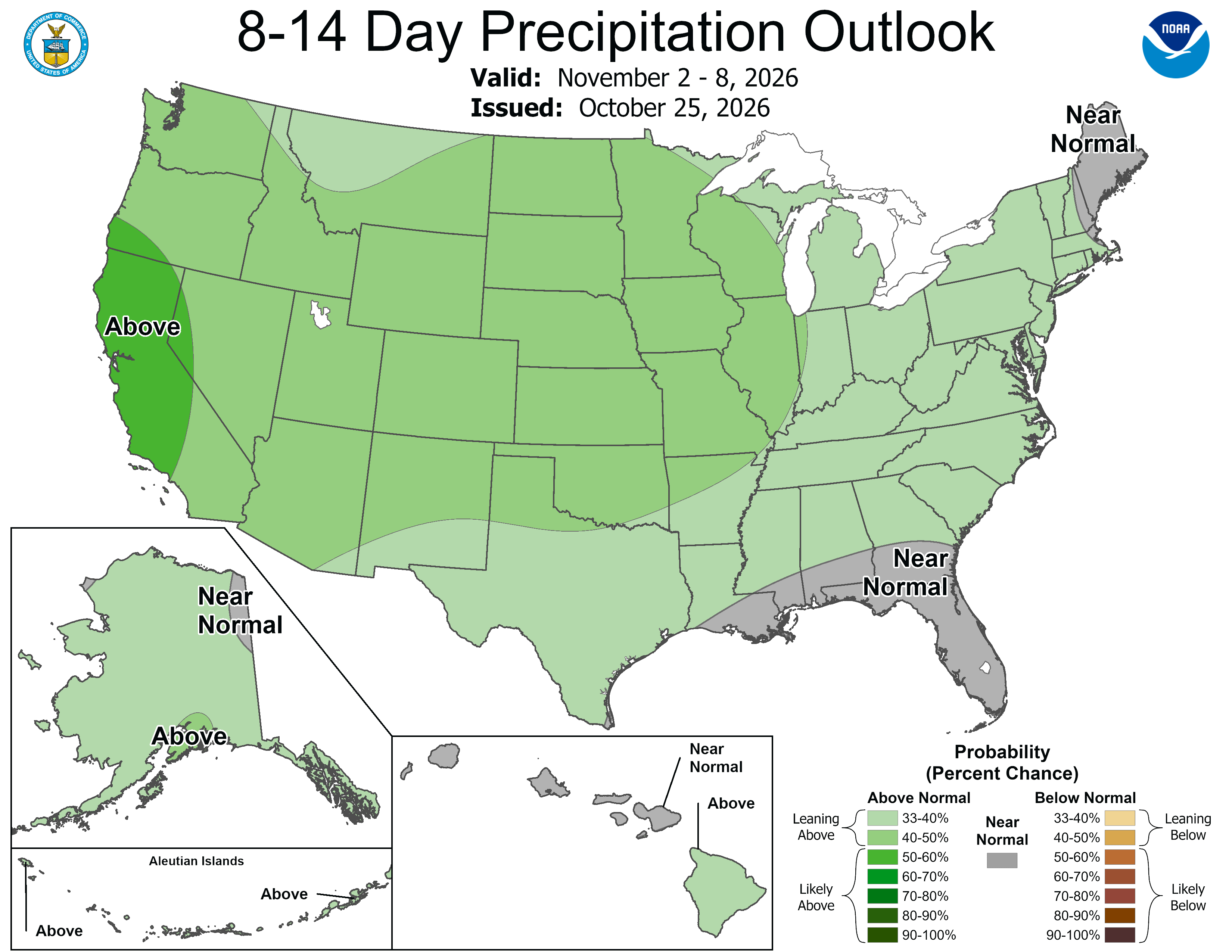 8-14 Day Precipitation Outlook