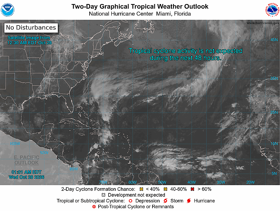 2 Day Tropical Weather Outlook
