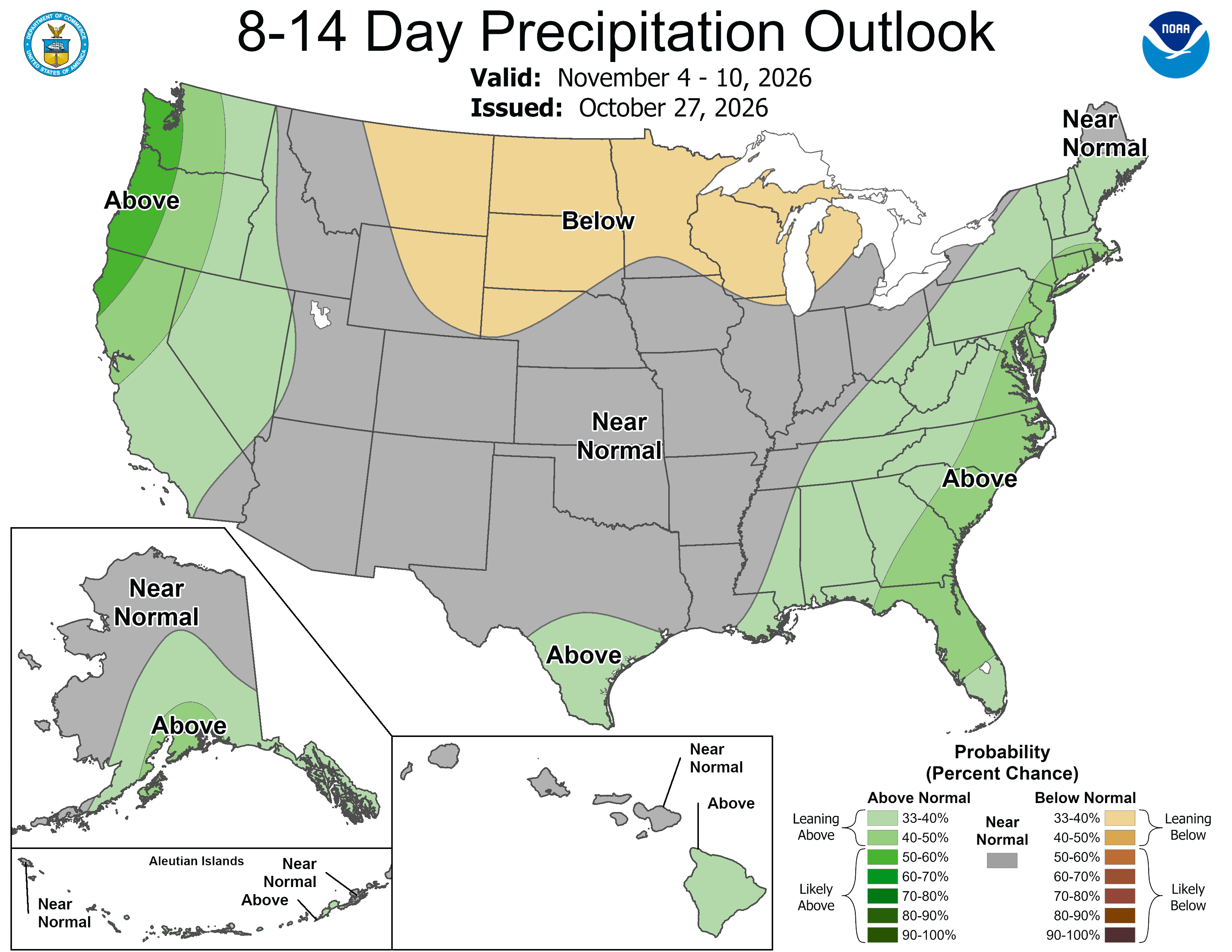 8-14 Day Precipitation Outlook