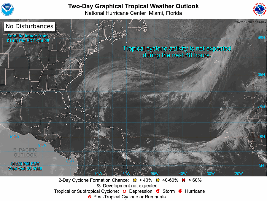 2 Day Tropical Weather Outlook