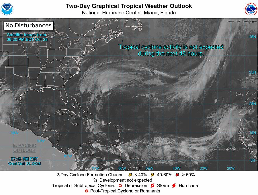 2 Day Tropical Weather Outlook