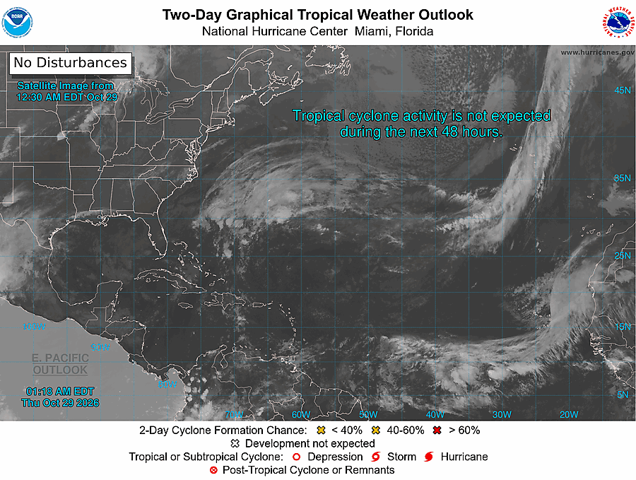 2 Day Tropical Weather Outlook