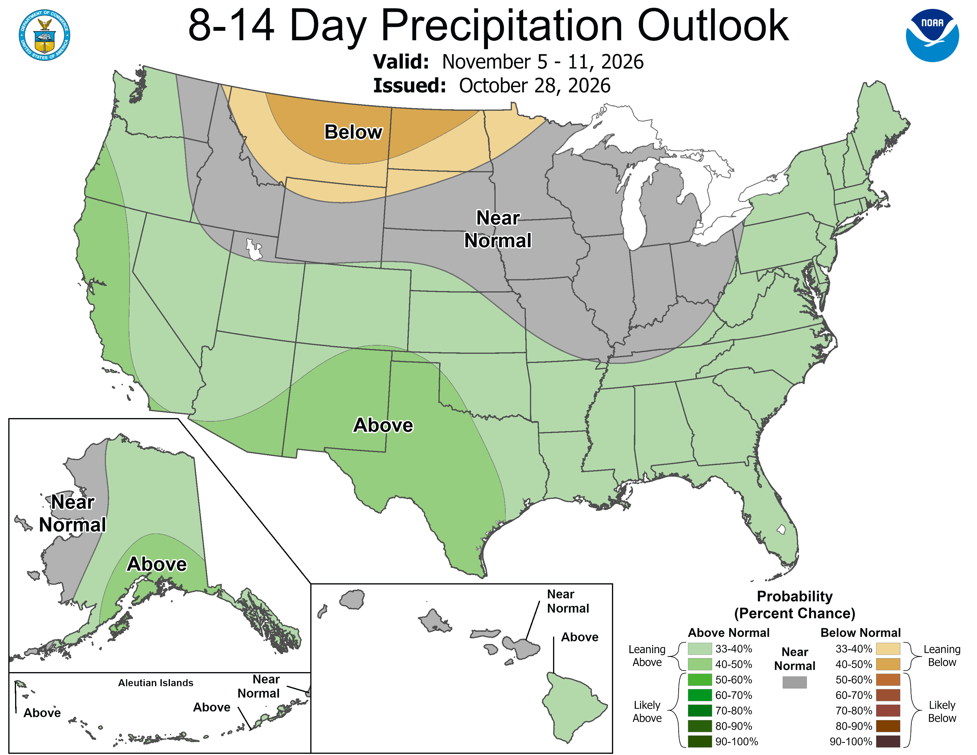 8-14 Day Precipitation Outlook