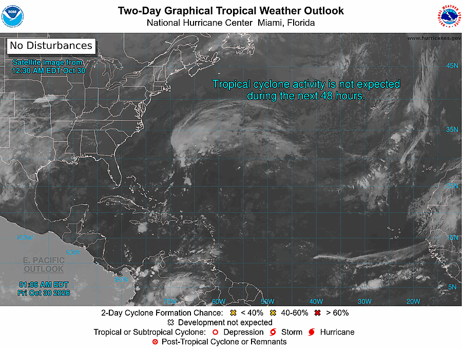 2 Day Tropical Weather Outlook