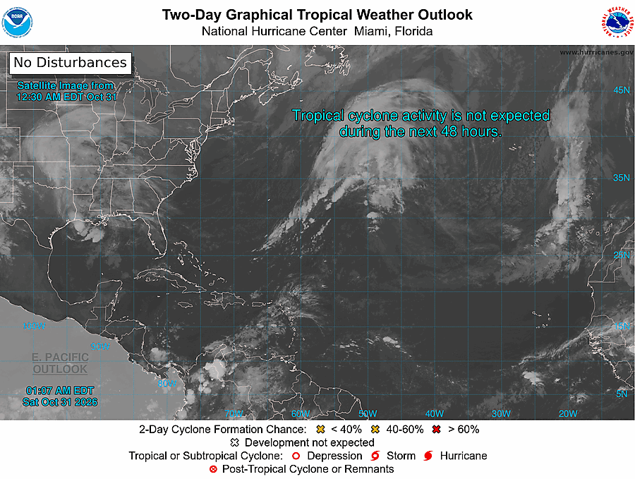 2 Day Tropical Weather Outlook