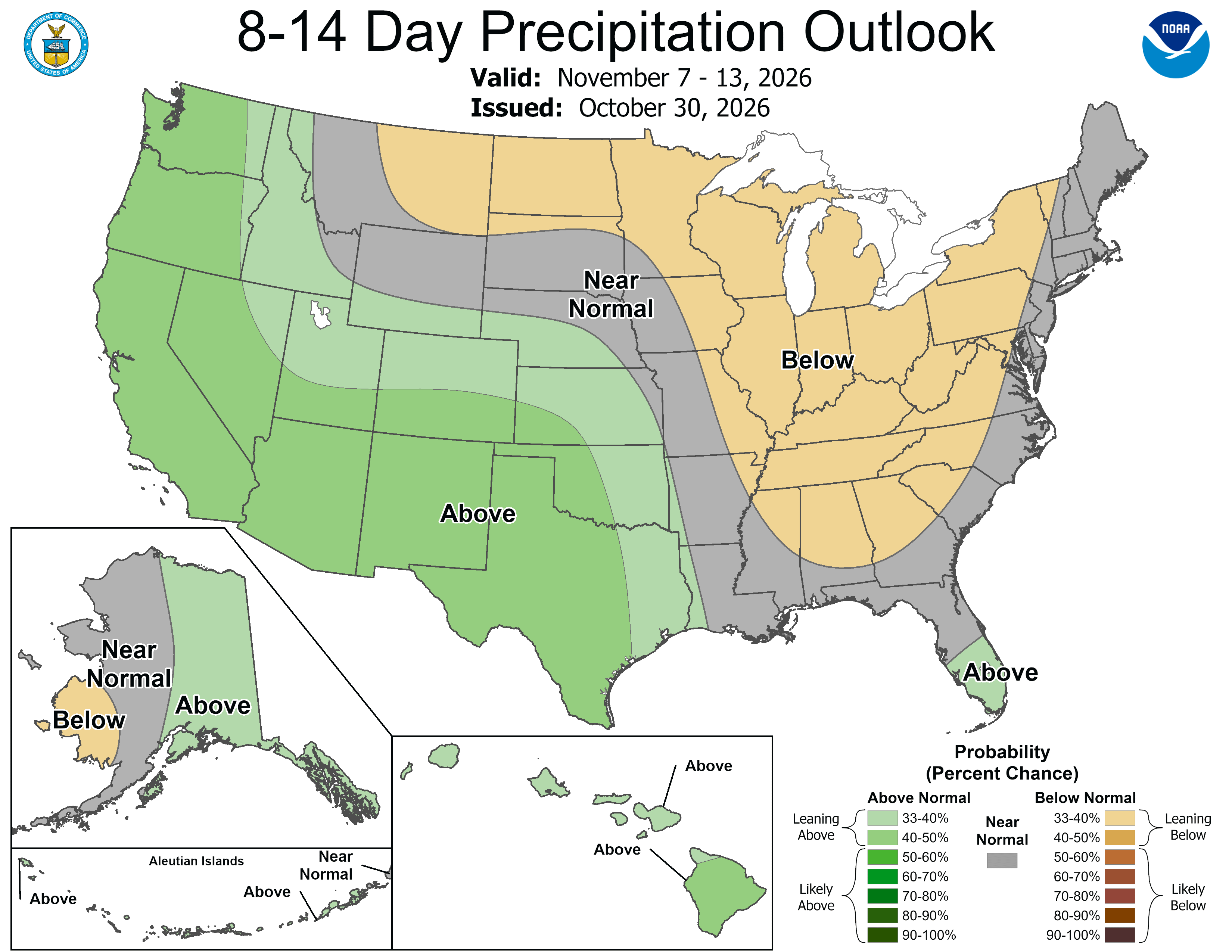 8-14 Day Precipitation Outlook
